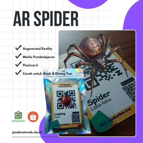 AR Spider Media Pembelajaran Augmented Reality yang Seru dan Interaktif