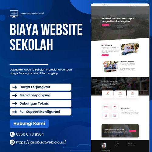 biaya pembuatan website sekolah