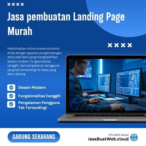 Jasa pembuatan Landing Page Murah