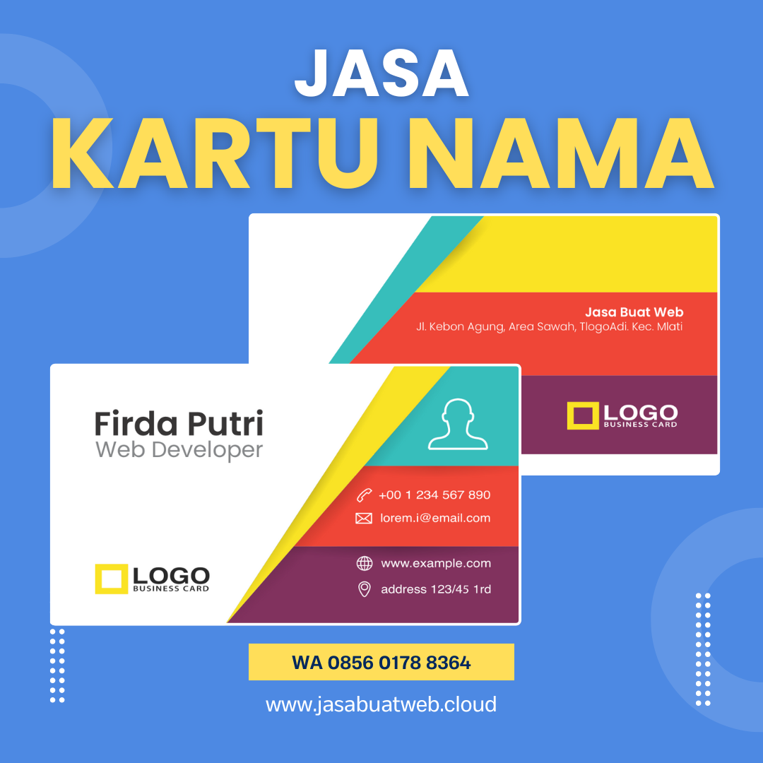 Jasa Pembuatan Kartu Nama Profesional dan Berkualitas