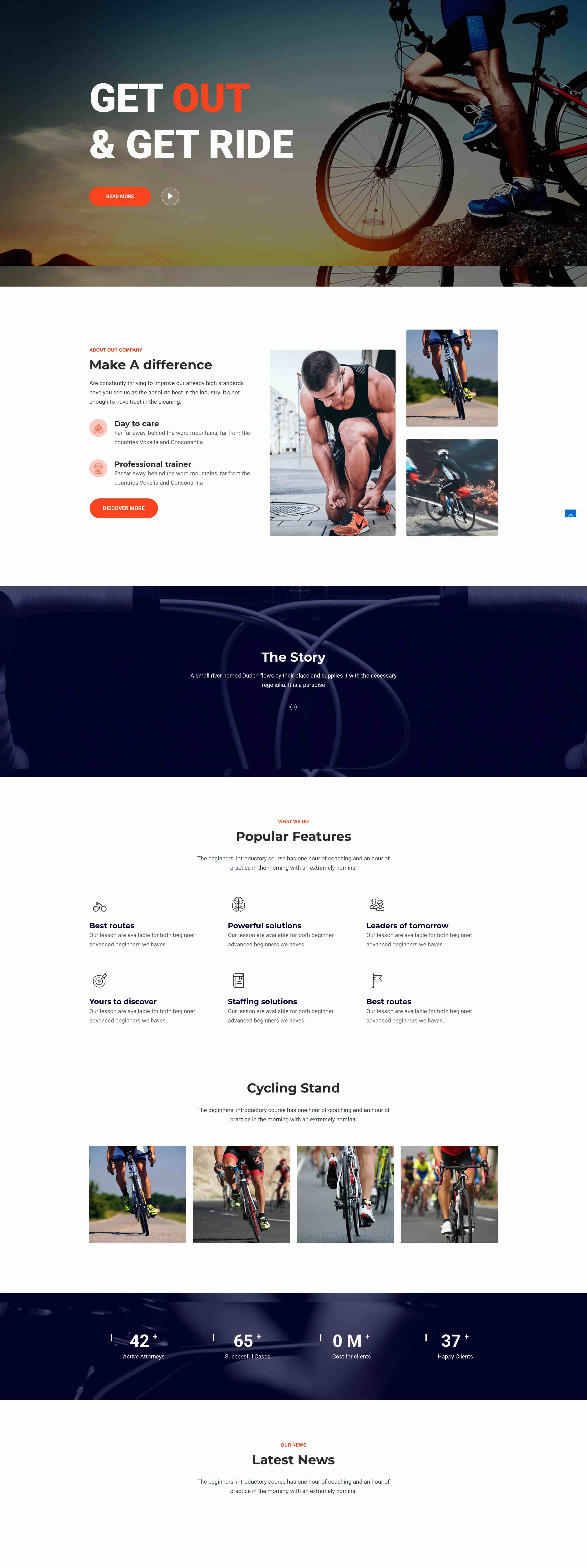 Web event mountain bike