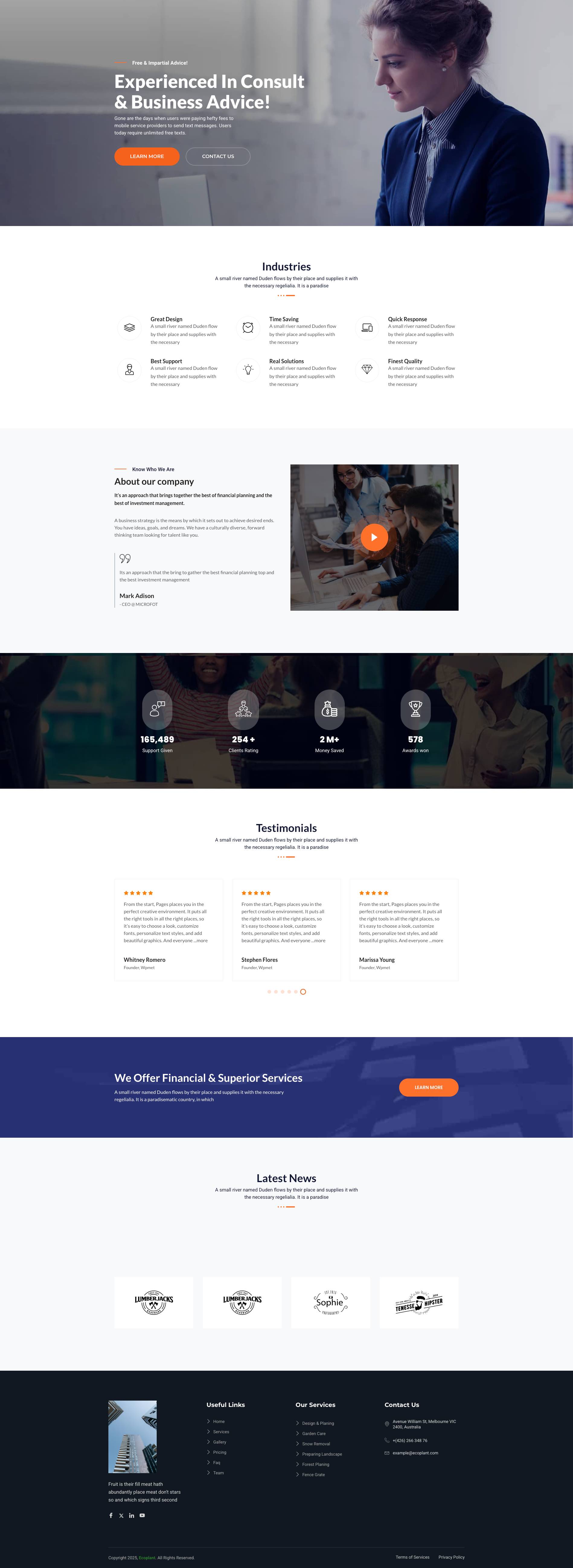 Web Perusahaan Consultan