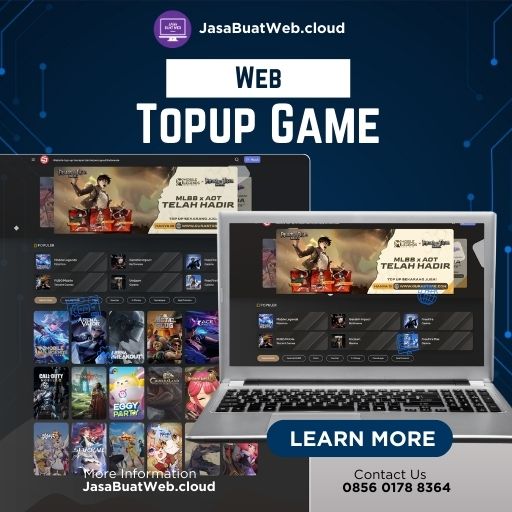 Website Top Up Game Profesional